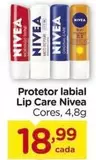 Oferta de Nivea - Protetor Labial Lip Care por R$18,99 em Carrefour