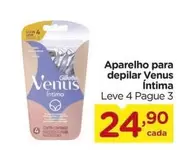 Oferta de Venus - Aparelho Para Depilar Intima por R$24,9 em Carrefour