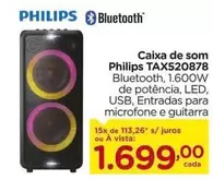 Oferta de Philips - Caixa De Som por R$1699 em Carrefour