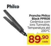 Oferta de Philco - Prancha Black PPR08 por R$89,9 em Carrefour