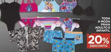 Oferta de Moda - Toda A Modo Praia Adulto E Infantil em Carrefour