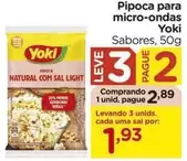 Oferta de Yoki - Pipoca Para Micro-ondas por R$2,89 em Carrefour