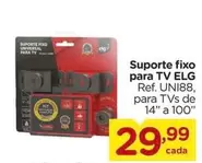 Oferta de Universal - Suporte Fixo Para Tv por R$29,99 em Carrefour