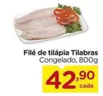 Oferta de De   - Filé De Tilápia Tilabras por R$42,9 em Carrefour