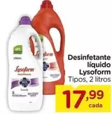 Oferta de Lysoform - Desinfetante Liquido por R$17,99 em Carrefour