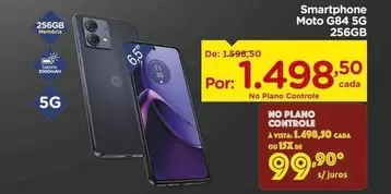 Oferta de De   - Smartphone Moto G84 5g 256gb por R$1498,5 em Carrefour