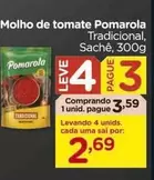 Oferta de Pomarola - Molho De Tomate Tradicional por R$3,59 em Carrefour