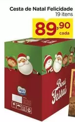 Oferta de De   - Cesta De Natal Felicidade por R$89,9 em Carrefour