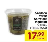 Oferta de Carrefour - Azeitona Verde Mercado por R$17,99 em Carrefour