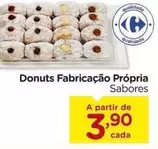 Oferta de Sabores - Donuts Fabricação Própria por R$3,9 em Carrefour