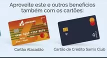 Oferta de De   - Cartão De Crédito Sam's Club em Carrefour