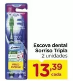 Oferta de Sorriso - Escova Dental por R$13,39 em Carrefour