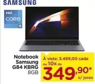 Oferta de Samsung - Notebook G84 KbRG por R$3499 em Carrefour