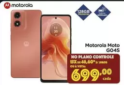 Oferta de Motorola - Moto G04S por R$699 em Carrefour