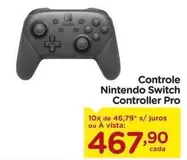 Oferta de Nintendo - Controle Switch por R$467,9 em Carrefour