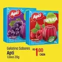 Oferta de Apti - Gelatina Sabores por R$1 em Super Muffato