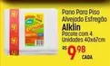 Oferta de Alklin - Pano Para Piso Alvejado Esfregdo por R$9,98 em Super Muffato