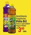 Oferta de Pinho Bril - Desinfetante Fragrâncias por R$3 em Super Muffato