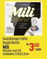 Oferta de Mili - Guardanapo Folha Dupla Bistro por R$3 em Super Muffato