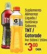 Oferta de Sabores - Suplemento Alimentar Liquido / Isotônico Sabores por R$3 em Super Muffato