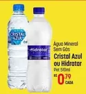 Oferta de Cristal - Agua Mineral Azul Ou Hidratar por R$0,79 em Super Muffato