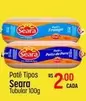 Oferta de Seara - Patê Tipos por R$2 em Super Muffato