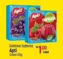 Oferta de Apti - Gelatina Sabores por R$1 em Super Muffato