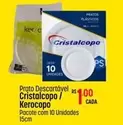 Oferta de Cristalcopo - Prato Descartável Cristalcopo/KaroCopo por R$1 em Super Muffato