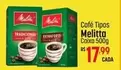 Oferta de Melitta - Café Tipos por R$17,99 em Super Muffato