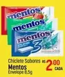 Oferta de Mentos - Chiclete Sabores por R$2 em Super Muffato