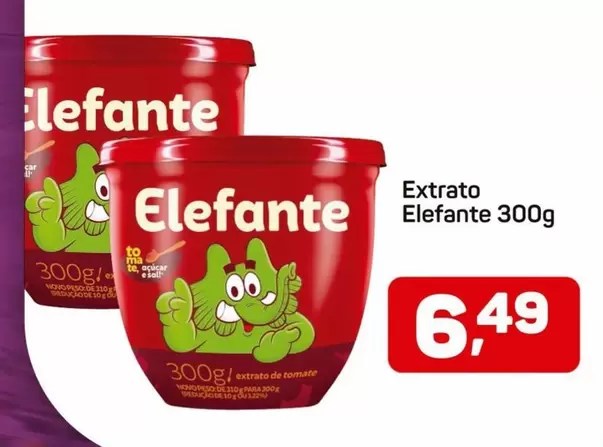 Oferta de Elefante - Extrato por R$6,49 em Supermercados ABC