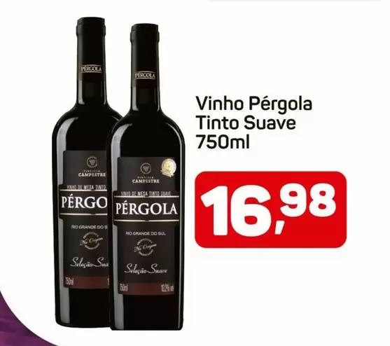 Oferta de Seleção - Vinho Tinto Suave por R$16,98 em Supermercados ABC