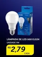 Oferta de Elgin - Lampada De Led A60 por R$2,79 em Assaí Atacadista