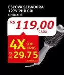 Oferta de Philco - Escova Secadora 127v por R$119 em Assaí Atacadista