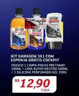 Oferta de Pretinho - Kit 3x 1 Com Esponja Gratis Cockpit por R$12,9 em Assaí Atacadista