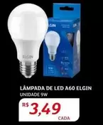 Oferta de Elgin - Lâmpada De Led A60 por R$3,49 em Assaí Atacadista