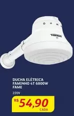 Oferta de Fame - Ducha Eléctrica Faminho 4t por R$54,9 em Assaí Atacadista