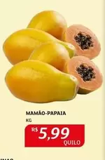 Oferta de Mamão-papaia por R$5,99 em Assaí Atacadista