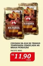 Oferta de Nabrasa - Coxinha Da Asa De Frango Temperada Congelada Na Brasa por R$11,9 em Assaí Atacadista