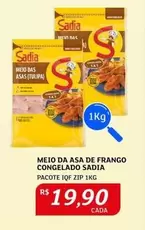 Oferta de Sadia - Meio Da Asa De Frango Congelado por R$19,9 em Assaí Atacadista