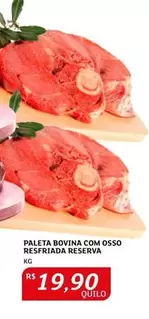 Oferta de Bovina - Paleta Bovina Com Osso Resfriada Reserva por R$19,9 em Assaí Atacadista