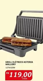 Oferta de Mallory - Grill Eletrico por R$119 em Assaí Atacadista