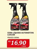 Oferta de Luxcar - Cera Liquida Automotiva por R$16,9 em Assaí Atacadista