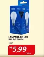 Oferta de Elgin - LÁMPADA DE LED BULBO por R$5,99 em Assaí Atacadista