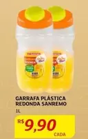 Oferta de Sanremo - Garrafa Plástica Redonda por R$9,9 em Assaí Atacadista