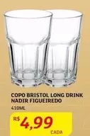 Oferta de Bristol - Copo  Long Drink Nadir Figueiredo por R$4,99 em Assaí Atacadista