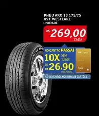 Oferta de Aro - Pneu  13 175/75 85t West Lake por R$269 em Assaí Atacadista