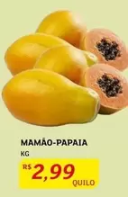 Oferta de Mamão-papaia por R$2,99 em Assaí Atacadista