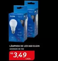 Oferta de Elgin - Lâmpada De Led A60 por R$3,49 em Assaí Atacadista