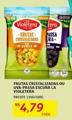 Oferta de La Violetera - Frutas Cristalizadas Ou Uva-Passa Escura por R$4,79 em Assaí Atacadista